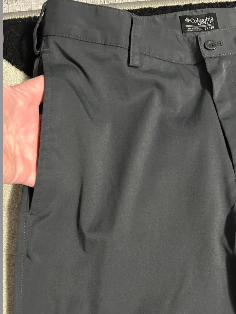 Columbia Men's Gray Golf Omni-Wick Stableford Straight Leg Pants Size 32 X 30